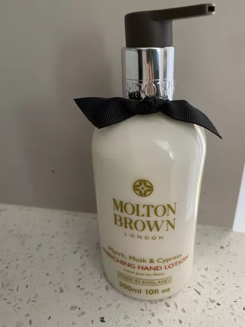 Molton Brown Myrrh Musk and Cypress Enriching Hand Lotion Brand New Full Size