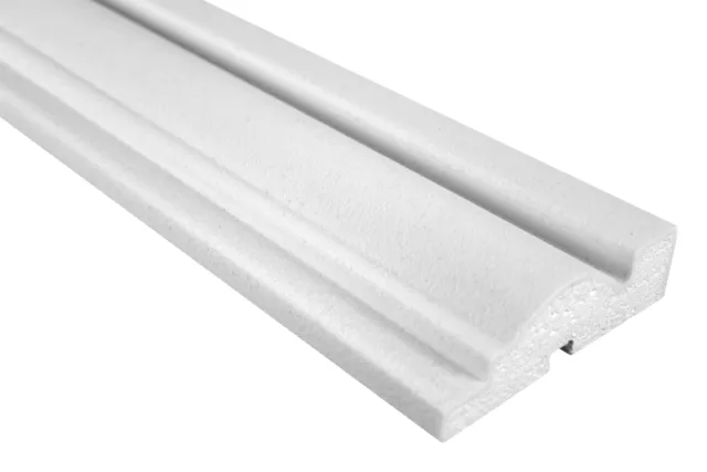 2 metros barra de fachada casa decoración estuco resistente a golpes 120x40mm MC115