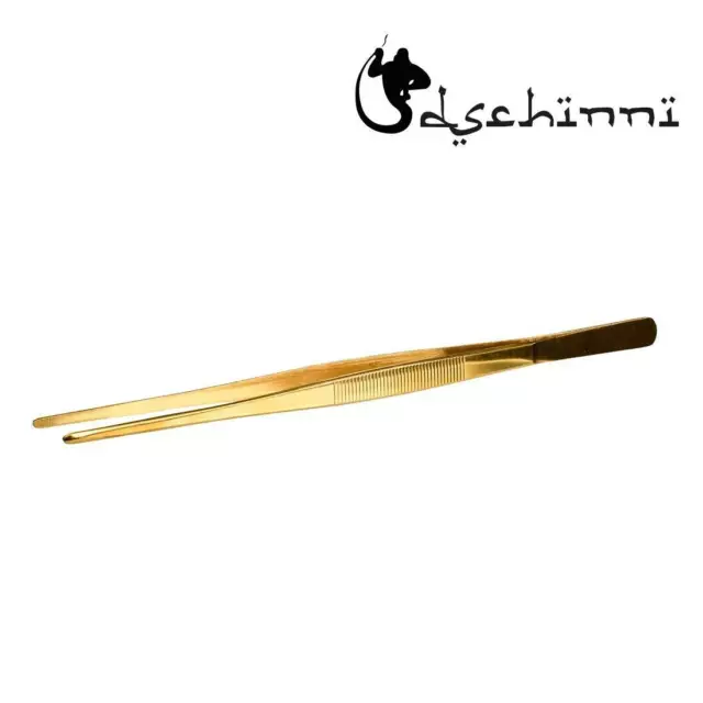 Pince à charbon de 22 cm pour chicha narguilé Gold Marque Dschinni