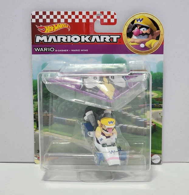 HOT WHEELS SUPER Mario Kart WARIO BDasher Wing Glider parapente 2022