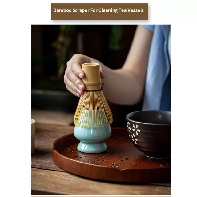 Set da tè set da tè giapponese cucchiaino da tè matcha whisk cucchiaino da tè e cucchiaino da tè matcha S$v