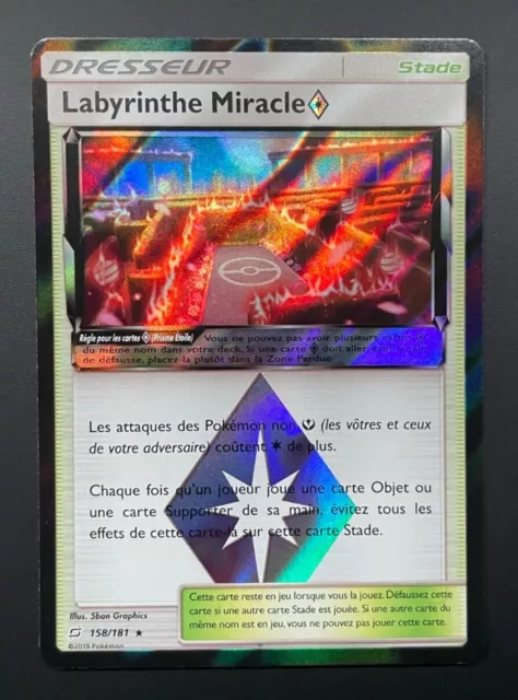 CARTE POKEMON LABYRINTHE Miracle Prisme 158/181 - SL9 Duo de Choc