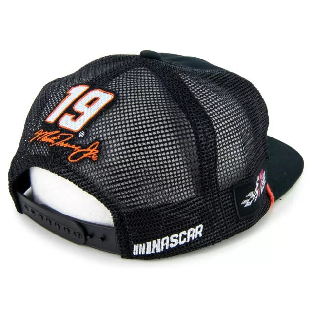 Martin Truex Jr 2024 Bass Pro Shops Rope Snapback Mesh Hat Black 2