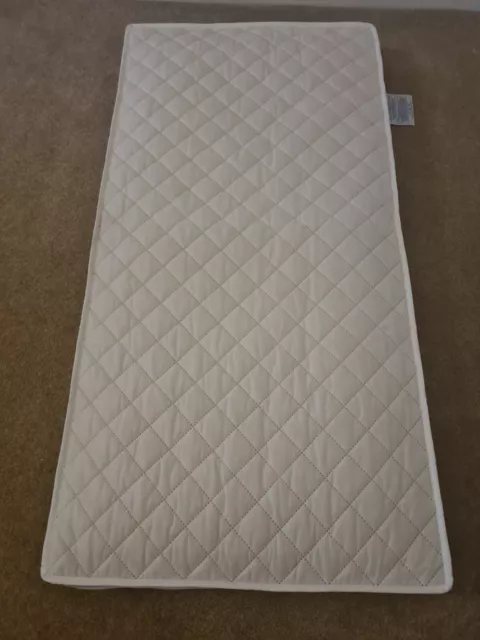 MOTHER NURTURE CLASSIC Foam Quilted Travel Cot Mattress Waterproof
