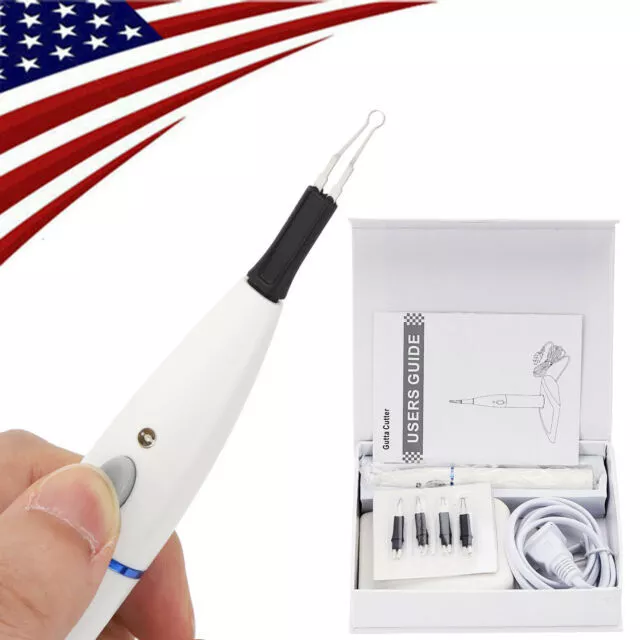 Dental Endo Cordless Gutta Percha Cutter Tooth Gum Cut A-BLADE with 4PCS Tips US