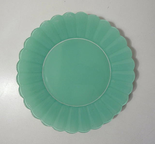 Lot De 6 Assiettes à Dessert Duralex Jaune Transparent Vintage Saint-Gobain