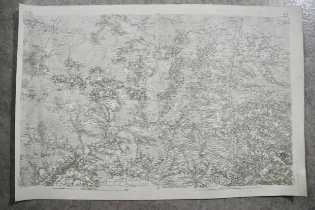 CASSINI CARTE IN PLANO 630mm X 950 mm, 1808, MONT DE MARSAN, n°106, 18E,