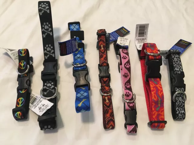 Lupine Dog Collars Assorted Sizes and Patterns with Lupine's Lifetime Guarantee