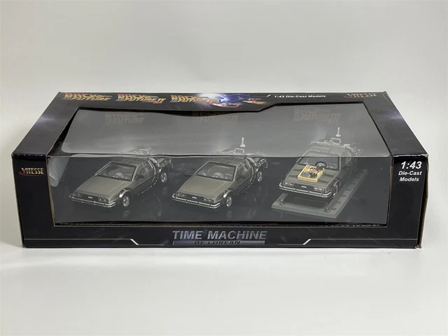 Hot Wheels Die Cast Retour Vers Le Futur De Lorean 1955 Version Rails~p113547591