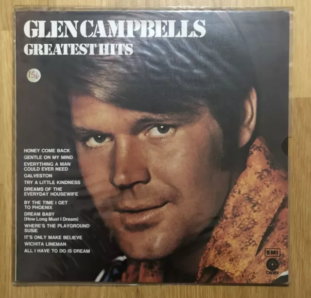 Glen Campbells Greatest Hits Vinyl LP Capitol ST 21885 (1971)  Very Good