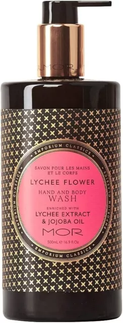 New MOR EMPORIUM CLASSICS Lychee Flower Hand & Body Wash 500ml