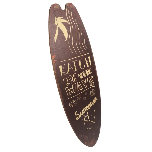 Tavola da surf targa in legno decorazione tavola da surf targa sospesa ciondolo in legno