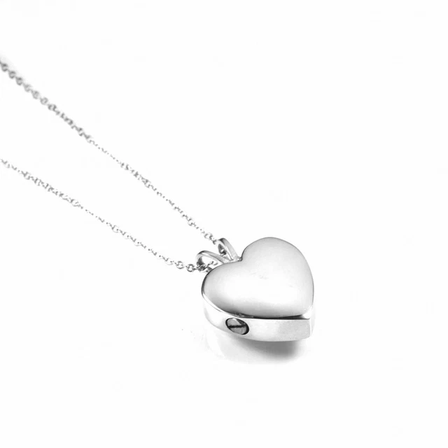 Keepsake Necklace Paw Print Comfortable to Wear Dogs Cats Ashes Urn Necklace