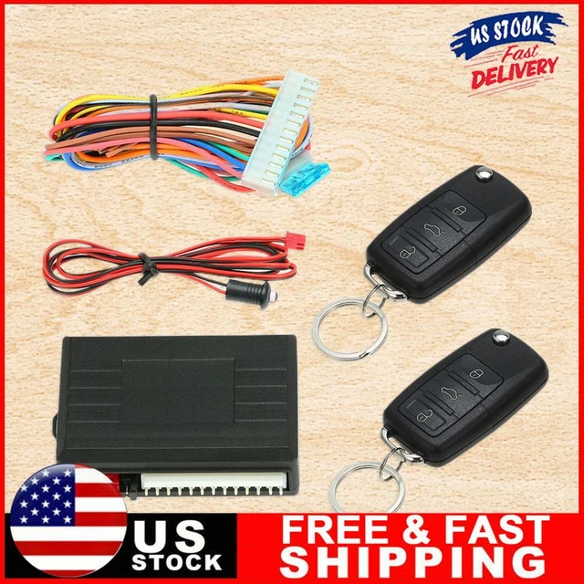 Auto Remote Central Kit 12V Keyless Entry System Car Door Lock Car Alarm System