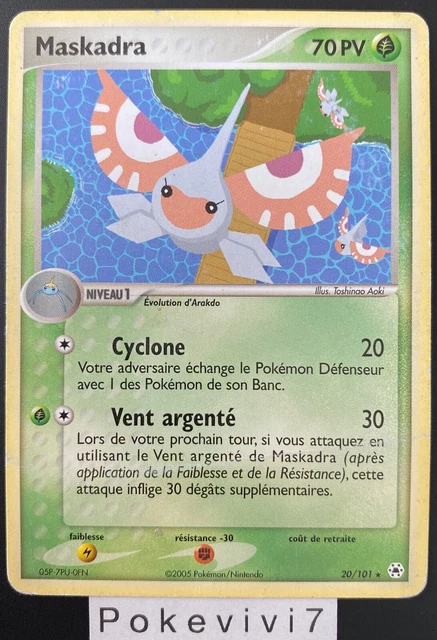 Carte Pokemon MASKADRA 20/101 Rare Bloc EX Légendes Oubliées FR OCCASION