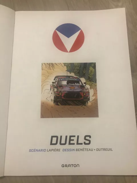 Dernier BD Michel Vaillant DUEL vol 9 Graton édition Hyundai Motor France Neuf