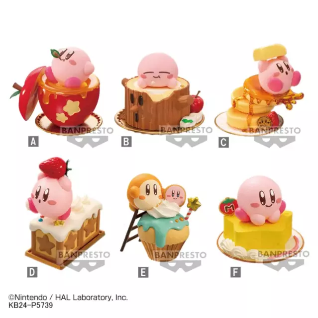 Banpresto - KIRBY PALDOLCE COLLECTION BOX Full Set of 6 Figures