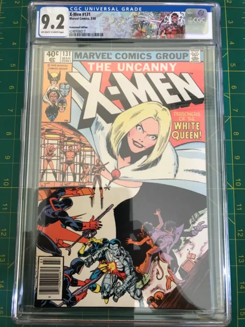 Uncanny X-Men 131 CGC 9.2 Newsstand 1st Cover App Emma Frost Custom Label