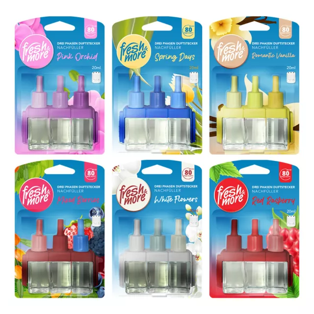 12x Fresh & More Mix Nachfüller Für 3Volution Duftstecker (12x20ml)