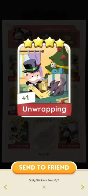 Monopoly GO Sticker 4 stars ⭐ ⭐ ⭐ ⭐ Unwrapping ⚡ Set 8- FAST DELIVERY⚡ Monopoly GO Sticker 4 stars ⭐ ⭐ ⭐ ⭐ Unwrapping ⚡ Set 8- FAST DELIVERY⚡