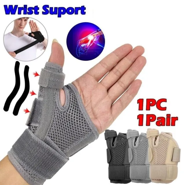Thumb Hand Wrist Support Splint Brace Sprain Carpal Tunnel Sprain Arthritis Pain