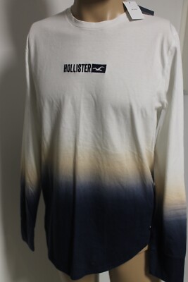 Hollister Hollister Pull Blanc Floral Taille M 