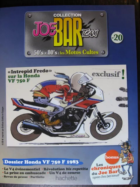 Fascicule Serie 2 Joe Bar Team 20 Honda Vf 750 F / Vfr 800