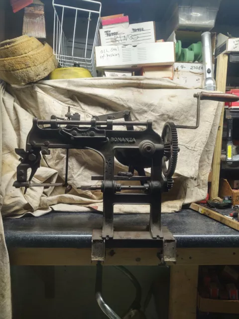 Goodell Bonanza Cast Iron Industrial Apple Peeler