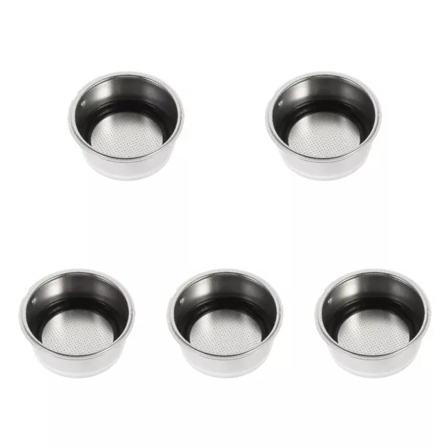 5 Pack Kaffeefilterkorb Espresso Herausnehmbarer Kaffemaschine Kaffeepulver