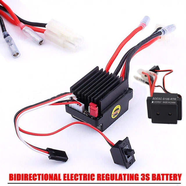 RUIZHI ESC 320A Speed Controller, 6-12V ESC Brushed Regulator for RC Truck Car Boat Remote Control RUIZHI ESC 320A Speed Controller, 6-12V ESC Brushed Regulator for RC Truck Car Boat Remote Control