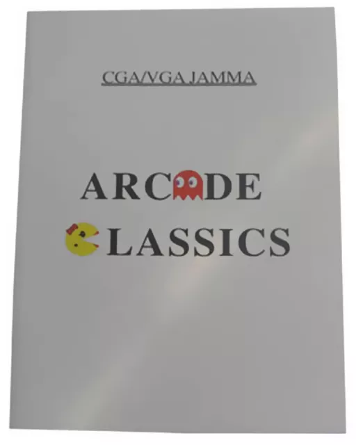 Classic 60 In 1 Vertical Multi Arcade Game JAMMA Board CGA / VGA Output MAME 3