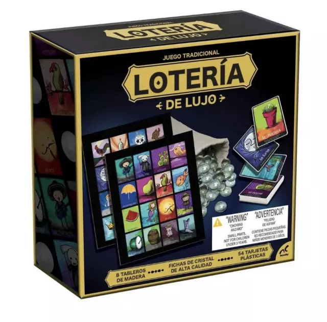 Loteria De Luxe Board Game Mexican Bingo Exclusive Juego Tradicional Mexica New