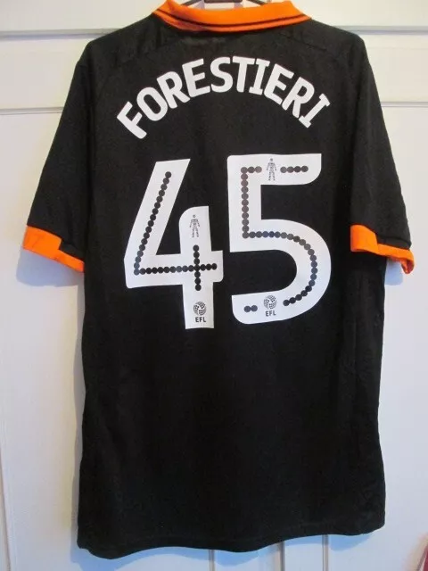 Sheffield Wednesday 2016-2017 Forestieri 45 Away Football Shirt Medium  /58949