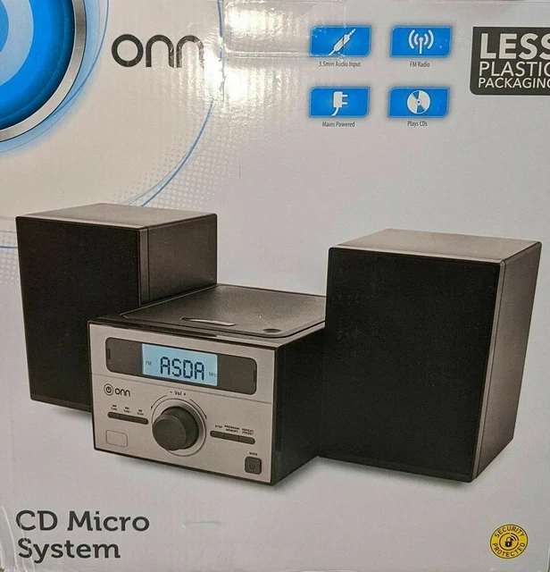 Lecteur CD Bluetooth De Bureau - Radio FM, USB, Minuterie, Housse De Protection - HiFi Avec Sortie Casque Et Télécommande