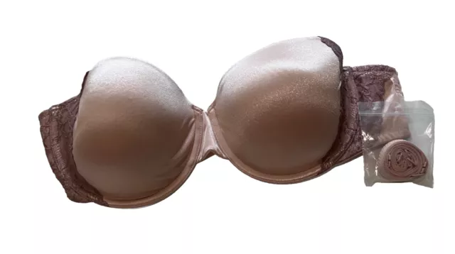 Maidenform 6848 Bra Sweet Nothings Front Closure Wire Free Nude