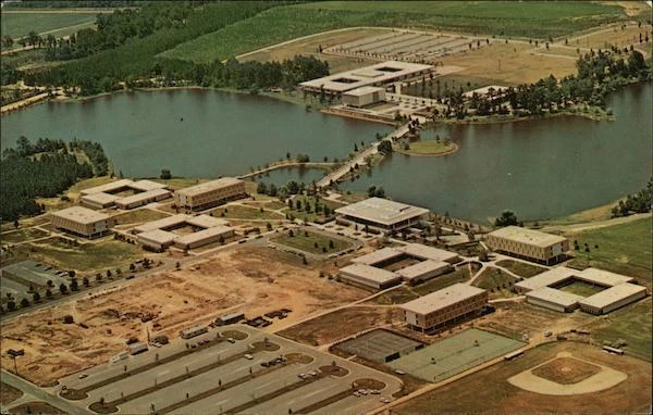 Laurinburg,NC Aerial View of St. Andrews College Scotland County North Carolina