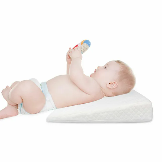 Baby Wedge Pillow Anti Reflux Colic Cushion For Pram Crib Cot Bed Flat Foam UK