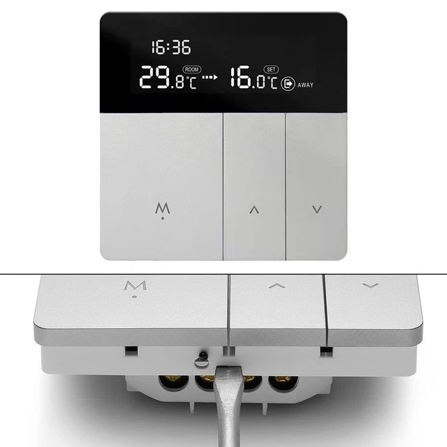 Nuovo Casa Termostato Acqua Riscaldamento Termostato Schermo LCD 86 86