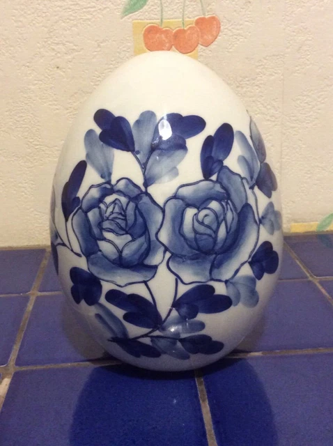 Lampe Berger Porcelaine Style 1900 – Delf Rose Bleues (occasion – France)