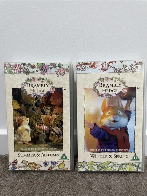 BRAMBLY HEDGE SUMMER Autumn Winter Spring VHS Movie Video PAL AUS Kids ...