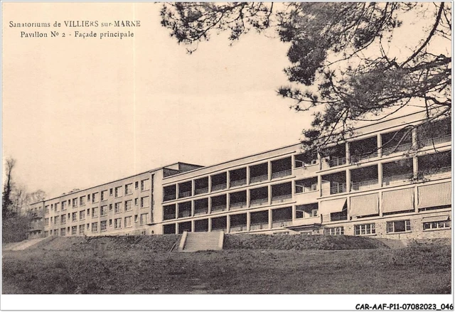 CAR-AAFP11-94-0954 - sanatoriums de VILLIERS-SUR-MARNE - fa�ade princi