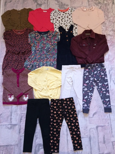 Girls Clothes Bundle 4-5 Years Next TU Etc Jacket Cardigan Dress Tops Etc