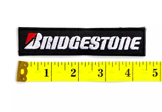 Embroidered Patch - Bridgestone Tires - NEW - Iron-on/Sew-on 2