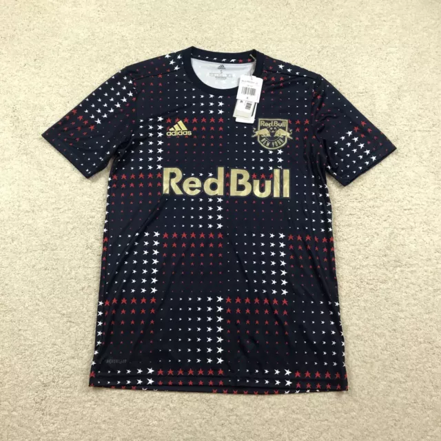 Adidas Mens Small New York Red Bulls Prematch Jersey USA Starts Blue New GQ1044