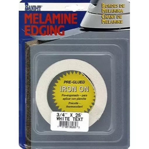 CLOVERDALE 88265 7/8x25'WHT Melam Edging, 7/8" x 25', White