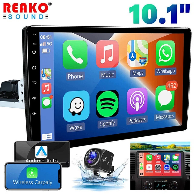 10.1'' Car Stereo Radio Android 12 GPS Wifi Single 1 Din Touch Screen MP5 Player