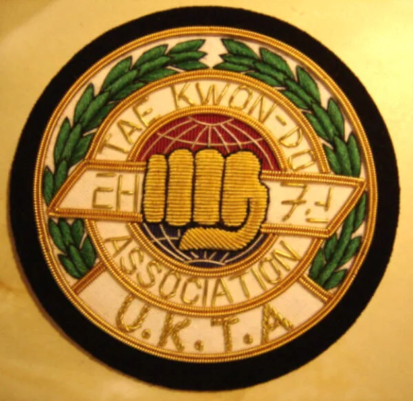 UKTA TAEKWONDO BLAZER BADGE - Official Jacket Patch for Instructors and Students