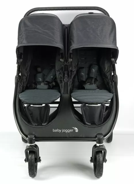 Baby Jogger City Mini GT2 Double Pushchair Infant Stroller 0-4 Years Black New