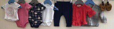 Pacchetto di abbigliamento per bambine età 0-3 mesi successivo TU M&S noce moscata gap