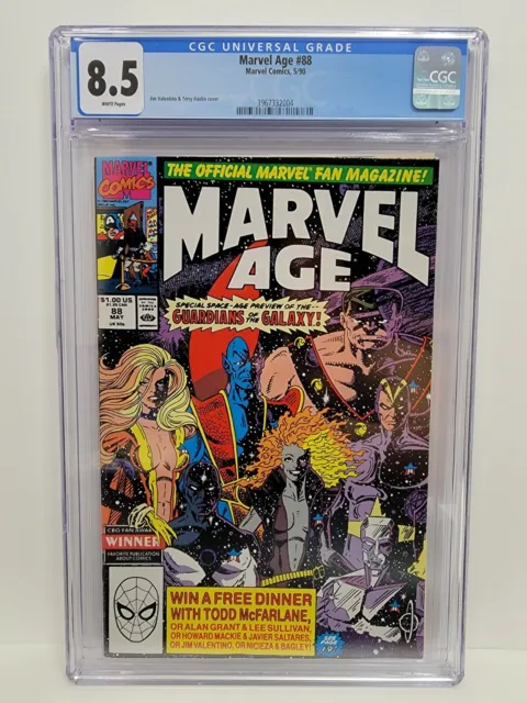 Marvel Age 88 CGC 8.5 Preview of GUARDIANS OF THE GALAXY #1 & Taserface New Case